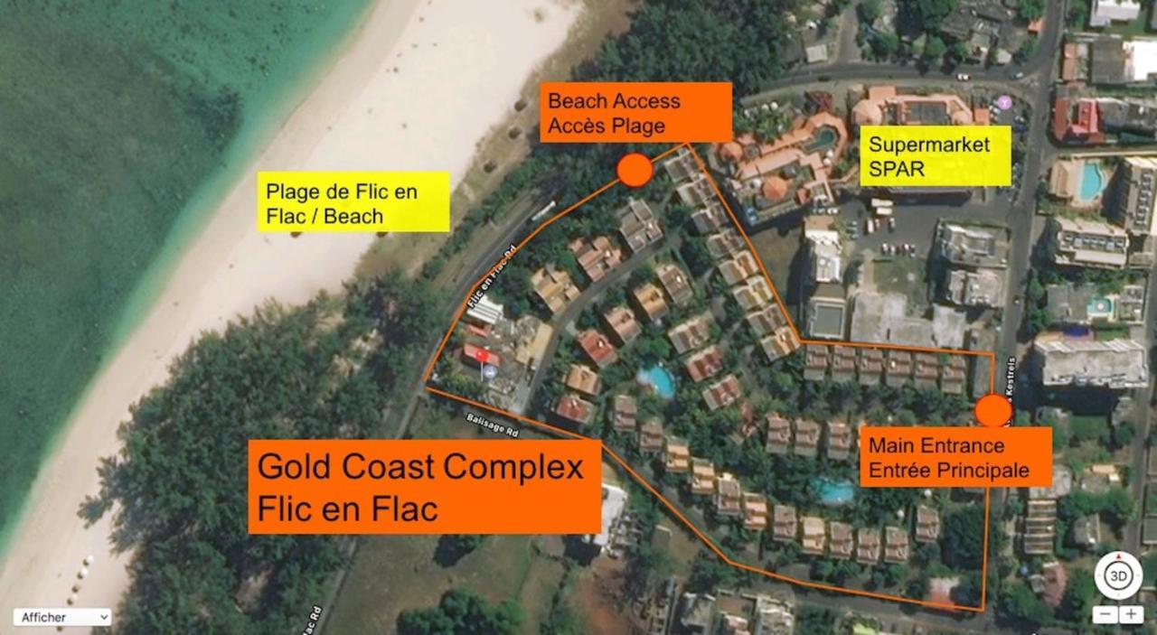 Beachfront Villa In A Beautiful And Secured Complex Flic en Flac Exterior foto